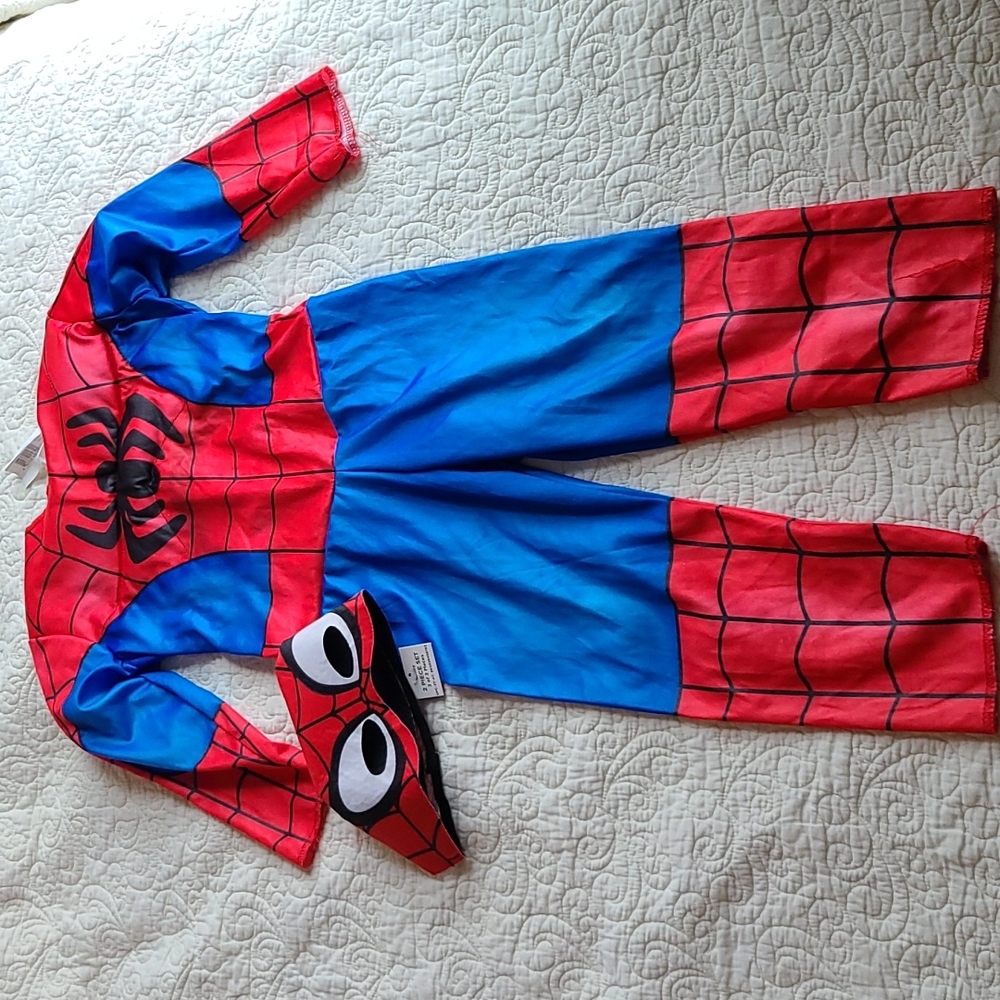 Boys muscle original marvel Spiderman costume size 3-4t